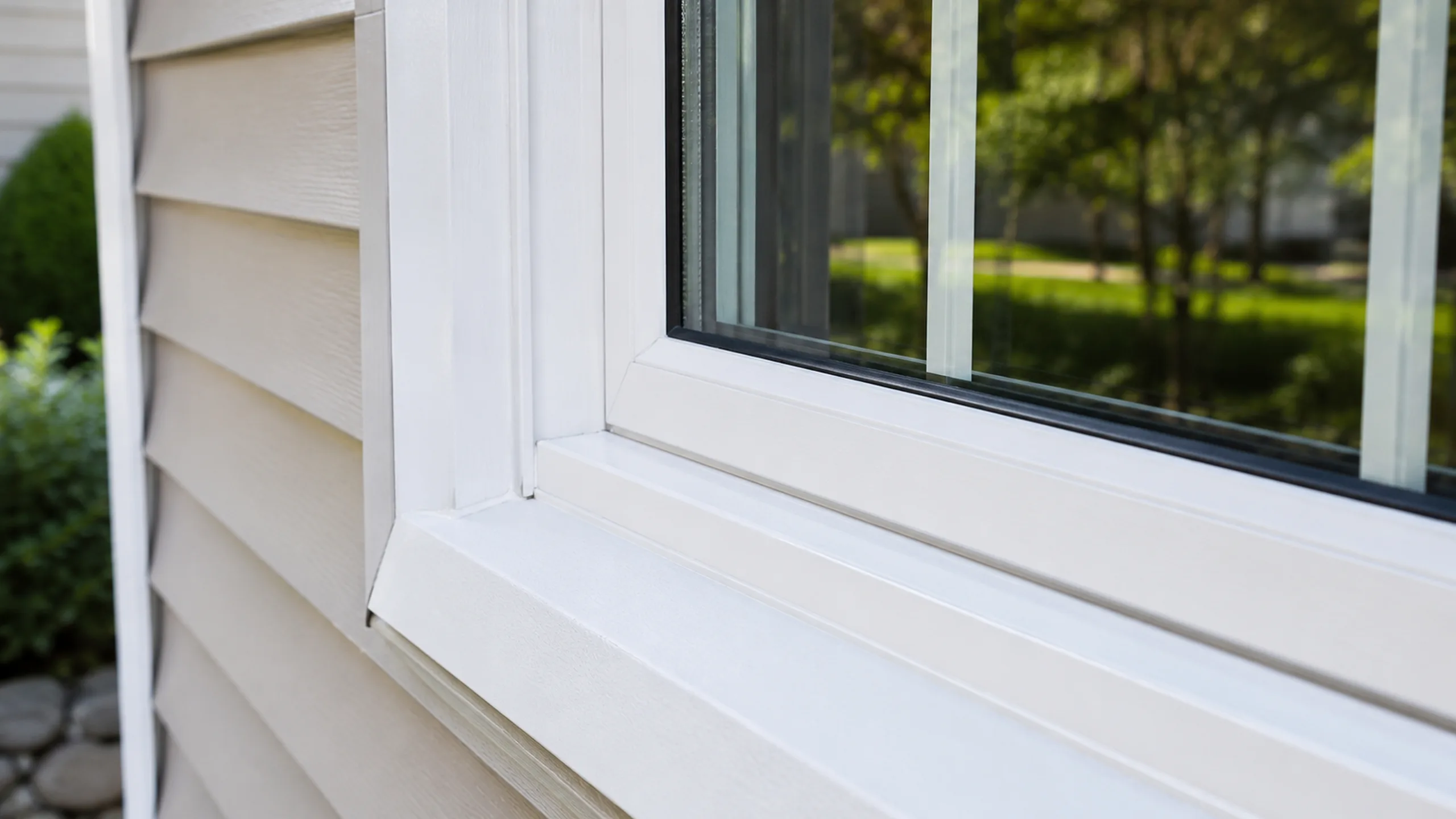 Window weather seal closeup where thermal imaging reveals St. Paul air leaks